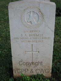 Dar Es Salaam War Cemetery - Burgess, J A